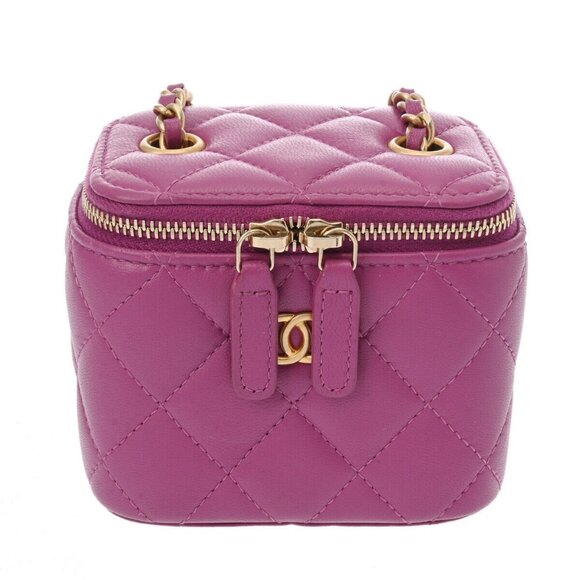 CHANEL Matrasse Cocoball Chain Pouch purple AP1447 shoulder bag 800000134071000 - Picture 1 of 9